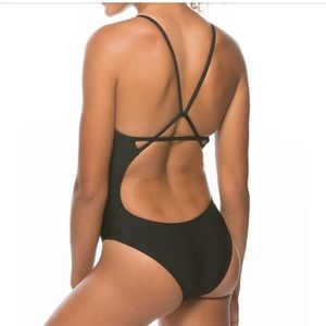 JOLYN SWIM black one piece size 28 Perry Onesie